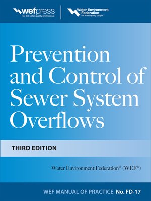 cover image of Prevention and Control of Sewer System Overflows, 3e - MOP FD-17